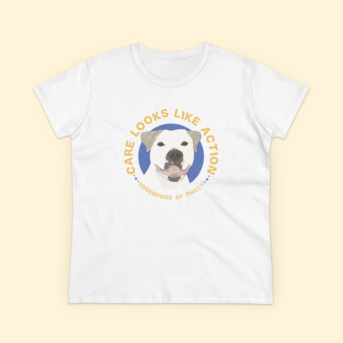 Women's Midweight Cotton Tee | FUNDRAISER | Underdogs of Philly