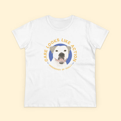 Women's Midweight Cotton Tee | FUNDRAISER | Underdogs of Philly