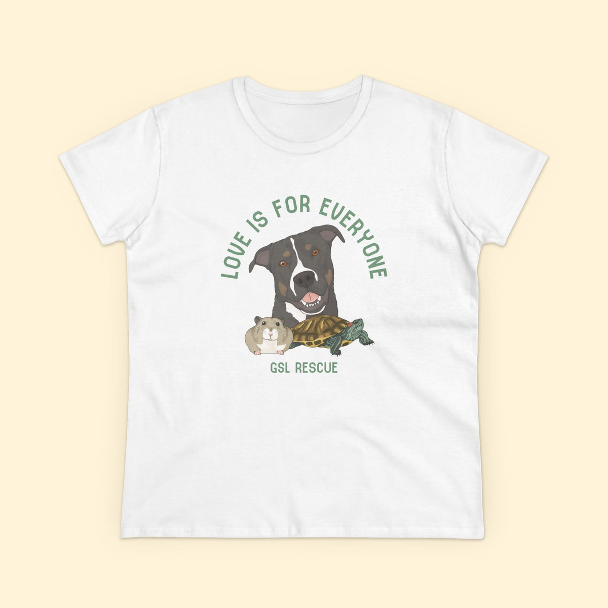 Women's Midweight Cotton Tee | FUNDRAISER | GSL Rescue