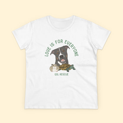 Women's Midweight Cotton Tee | FUNDRAISER | GSL Rescue