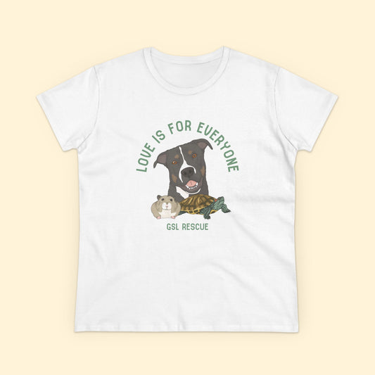 Women's Midweight Cotton Tee | FUNDRAISER | GSL Rescue