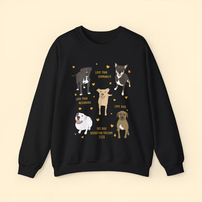 Crewneck Sweatshirt | FUNDRAISER | Dog Aide | Operation Freedom