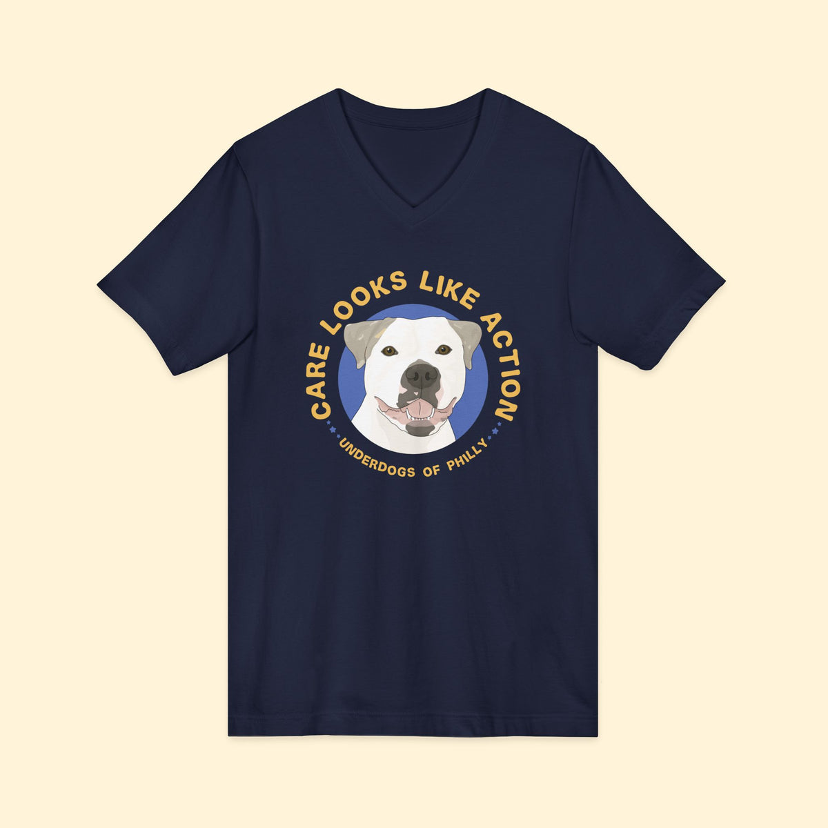Unisex V-Neck Tee | FUNDRAISER | Underdogs of Philly