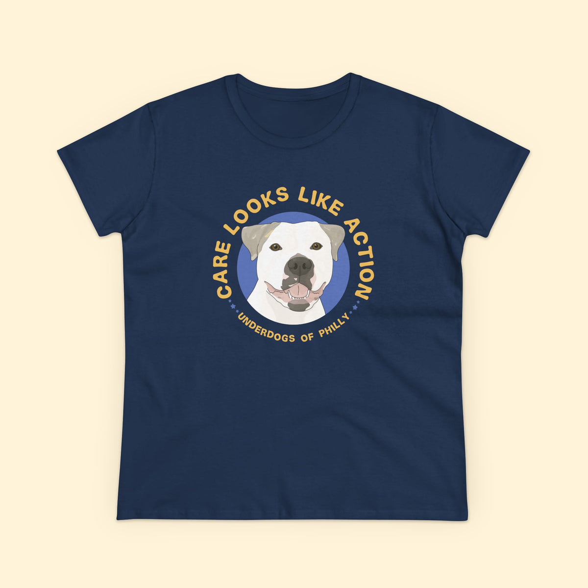 Women's Midweight Cotton Tee | FUNDRAISER | Underdogs of Philly