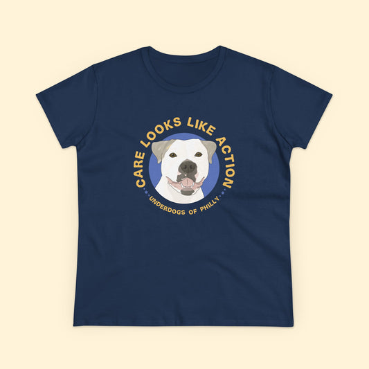 Women's Midweight Cotton Tee | FUNDRAISER | Underdogs of Philly