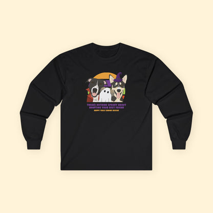 Long Sleeve Tee | FUNDRAISER | Happy Tails Canine Rescue | Halloween