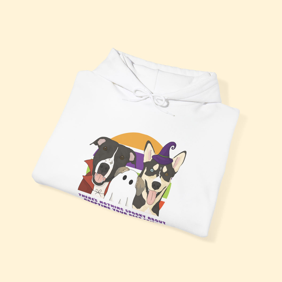 Hooded Sweatshirt | FUNDRAISER | Happy Tails Canine Rescue | Halloween