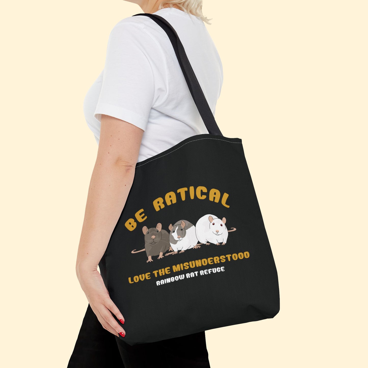 Posh | Rainbow Rat Refuge | FUNDRAISER | **AMERICAN PRINTER** | Tote Bag