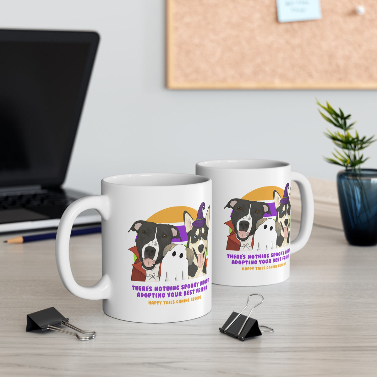 11oz Mug | FUNDRAISER | Happy Tails Canine Rescue | Halloween