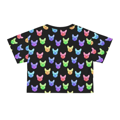 Rainbow Frenchies | Crop Tee