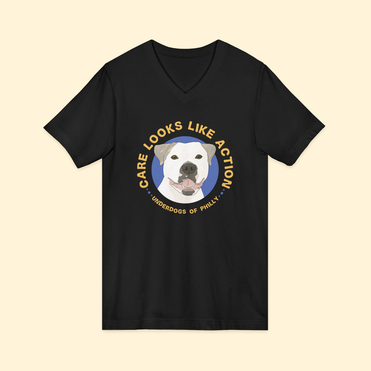Unisex V-Neck Tee | FUNDRAISER | Underdogs of Philly