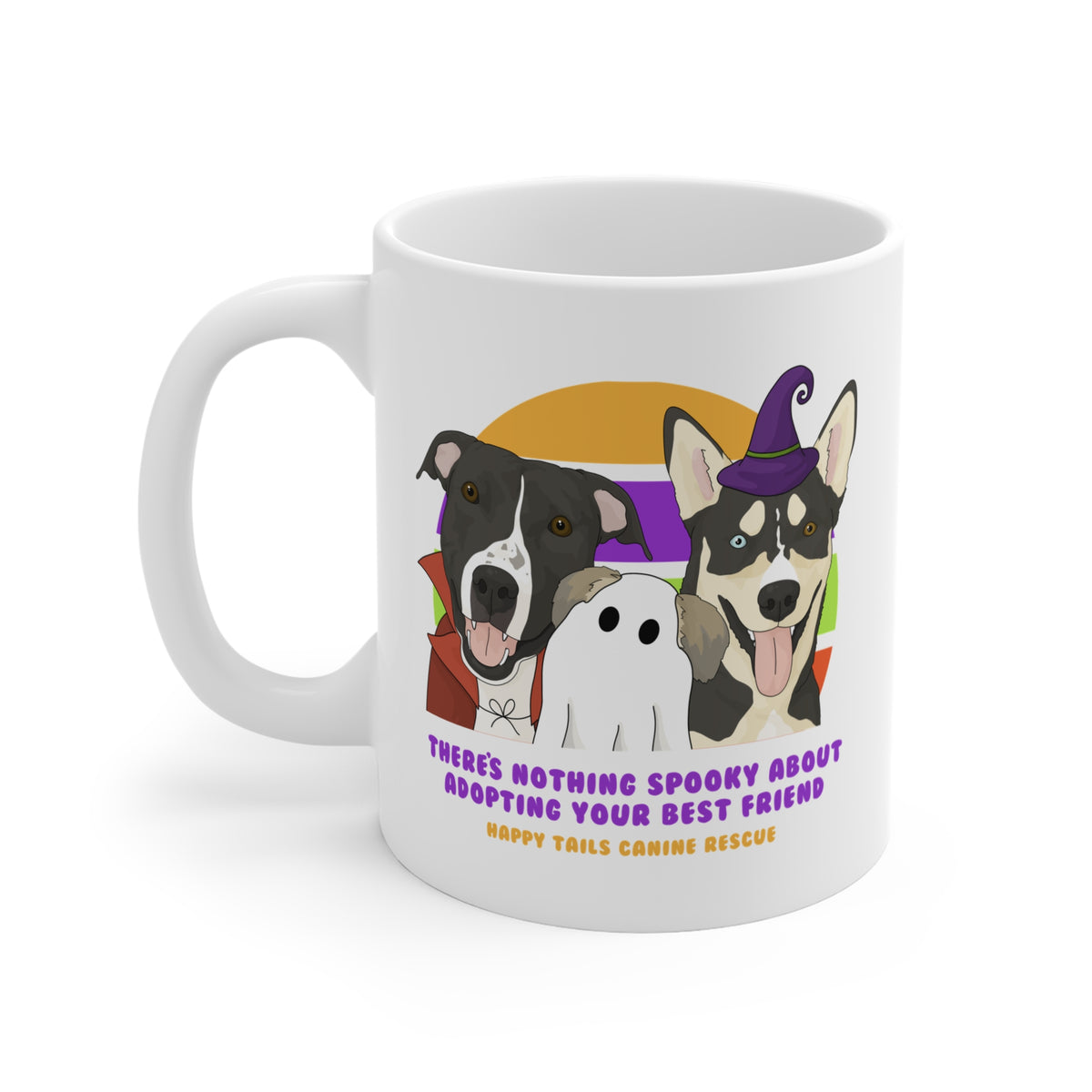 11oz Mug | FUNDRAISER | Happy Tails Canine Rescue | Halloween