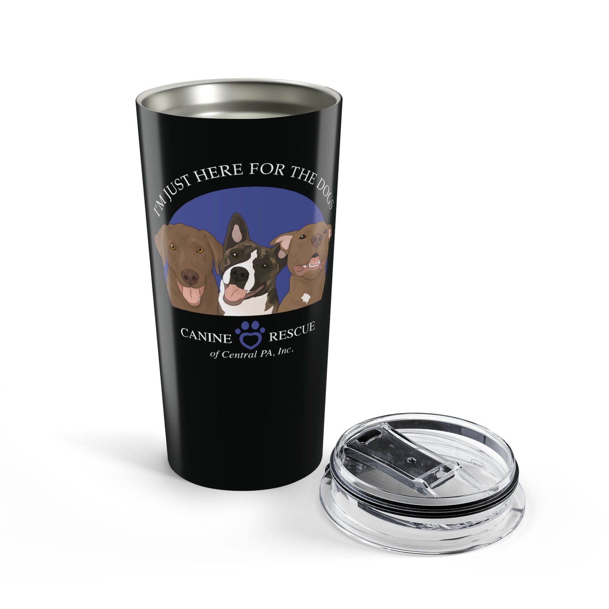 20oz Tumbler | FUNDRAISER | Canine Rescue of Central PA - Detezi Designs - 82117600169373891365