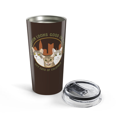 20oz Tumbler | FUNDRAISER | City Cats of Columbus - Detezi Designs-71576464978306972303