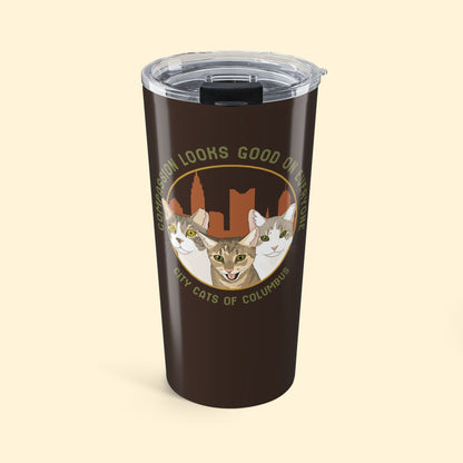 20oz Tumbler | FUNDRAISER | City Cats of Columbus - Detezi Designs-71576464978306972303