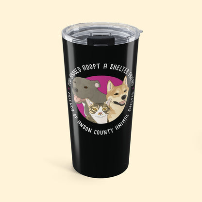 20oz Tumbler | FUNDRAISER | Friends of Anson County Animal Shelter - Detezi Designs - 11837083081987290454