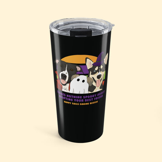 20oz Tumbler | FUNDRAISER | Happy Tails Canine Rescue | Halloween - Detezi Designs-74432597401821120739