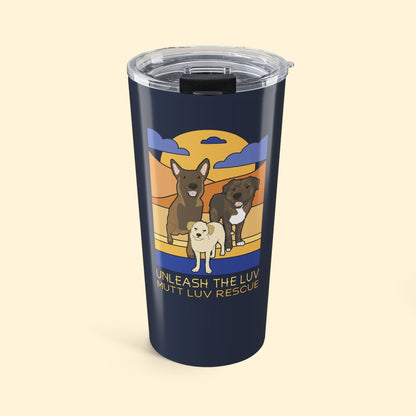 20oz Tumbler | FUNDRAISER | Mutt Luv Rescue - Detezi Designs - 81770406157246788942