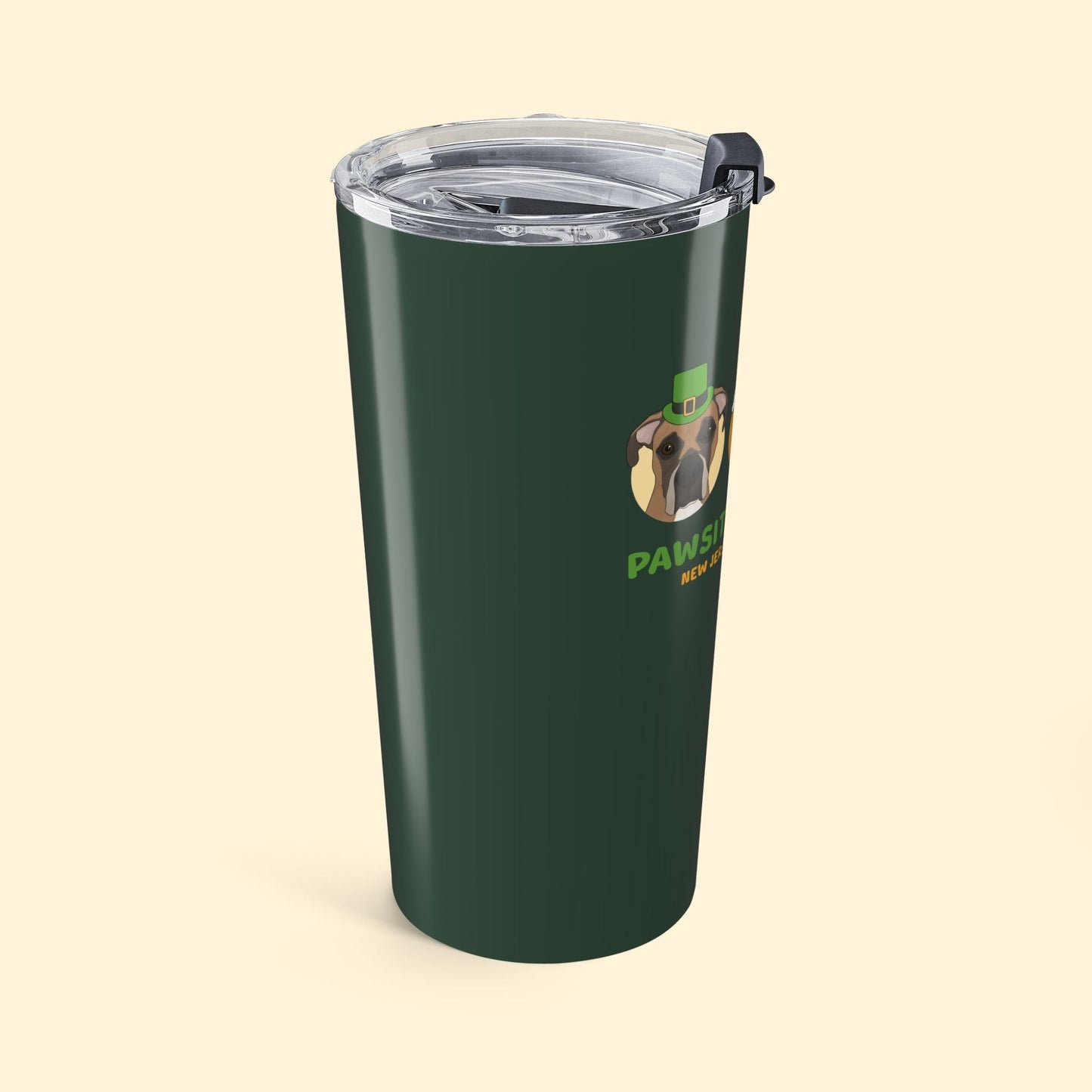 20oz Tumbler | FUNDRAISER | New Jersey Boxer Rescue | St. Patrick's Day - Detezi Designs - 29238032929917715488