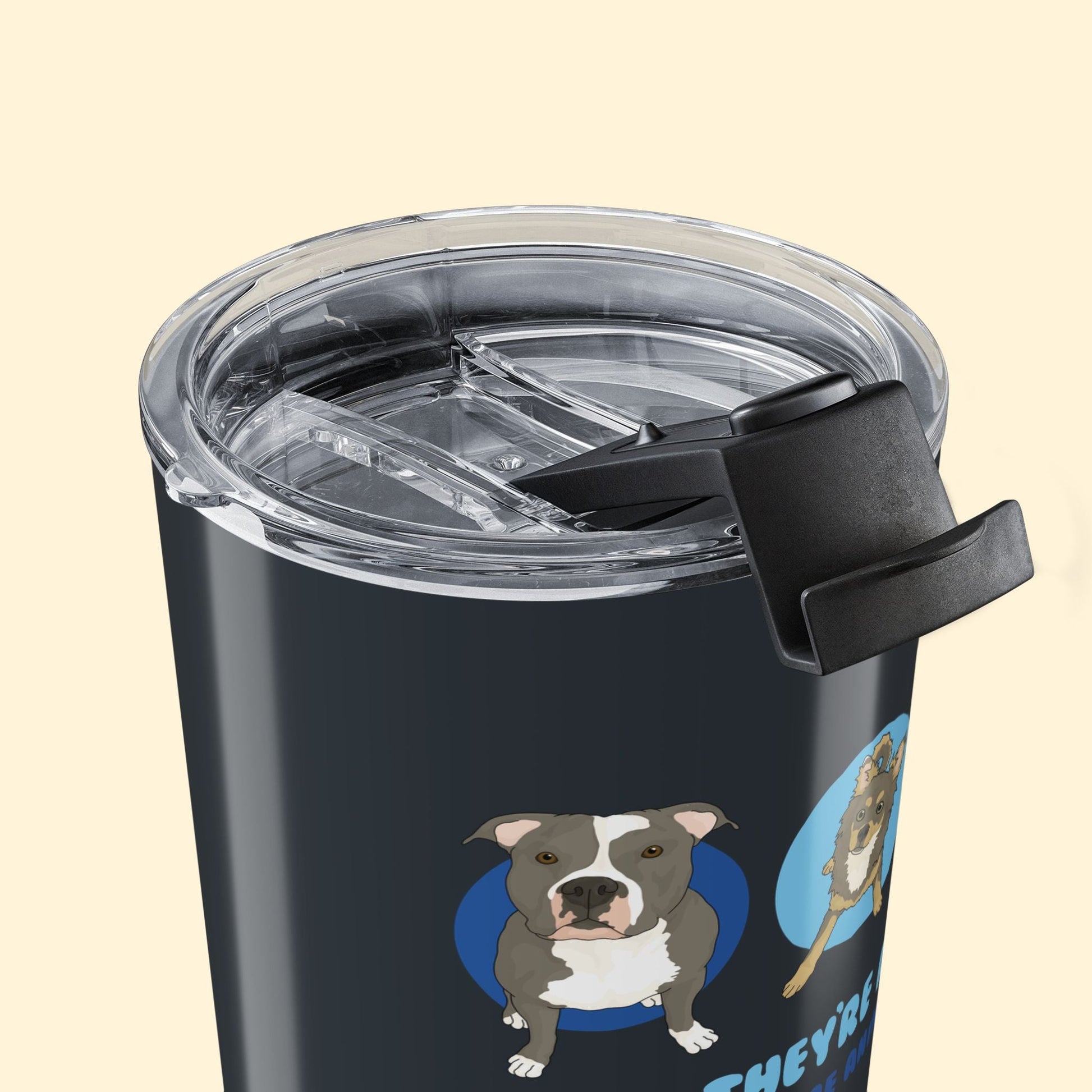 20oz Tumbler | FUNDRAISER | Pibbles & More Animal Rescue - Detezi Designs - 22702731664781194024