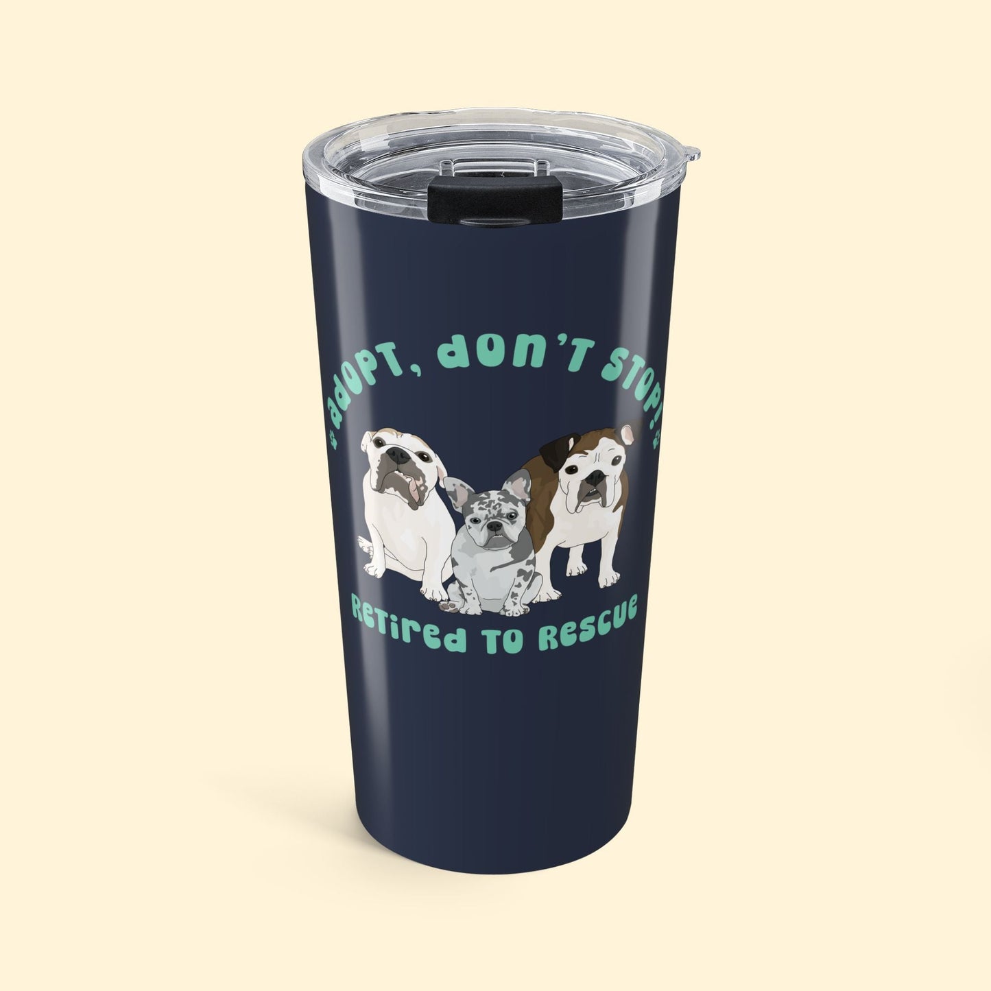 20oz Tumbler | FUNDRAISER | Retired to Rescue - Detezi Designs - 22785946077321464683