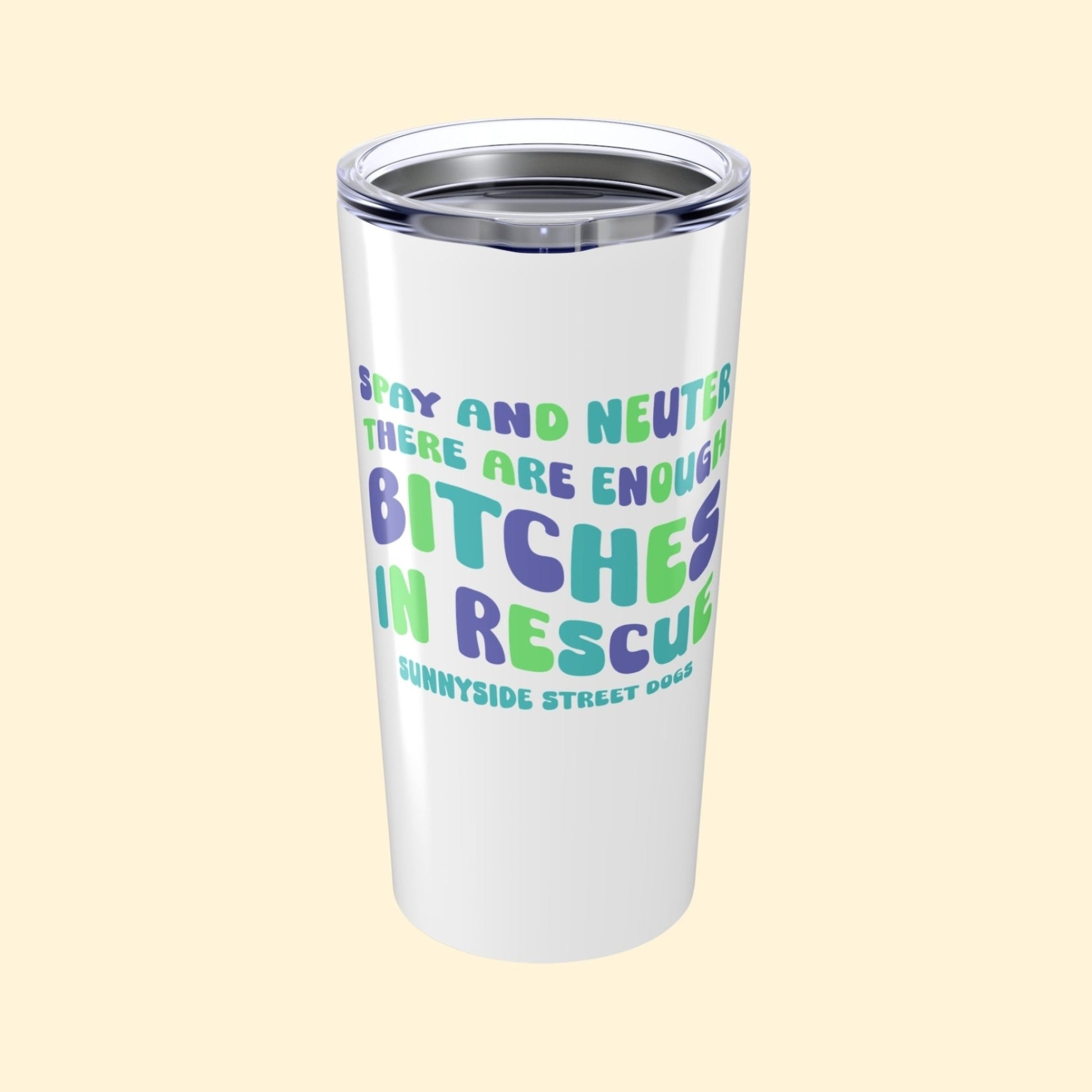 20oz Tumbler | FUNDRAISER | Sunnyside Street Dogs | Spay & Neuter - Detezi Designs - 33117755152117843797