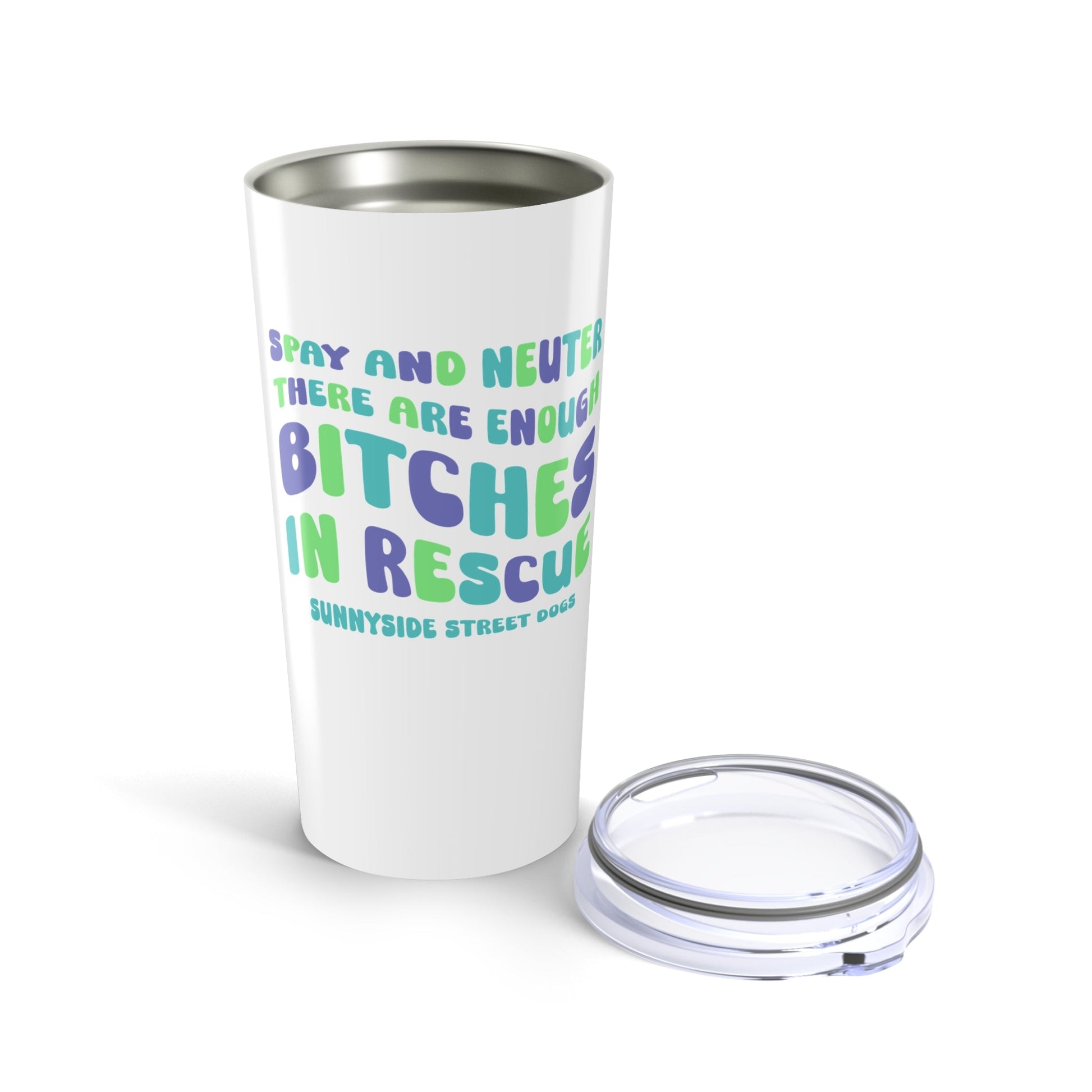 20oz Tumbler | FUNDRAISER | Sunnyside Street Dogs | Spay & Neuter - Detezi Designs - 33117755152117843797