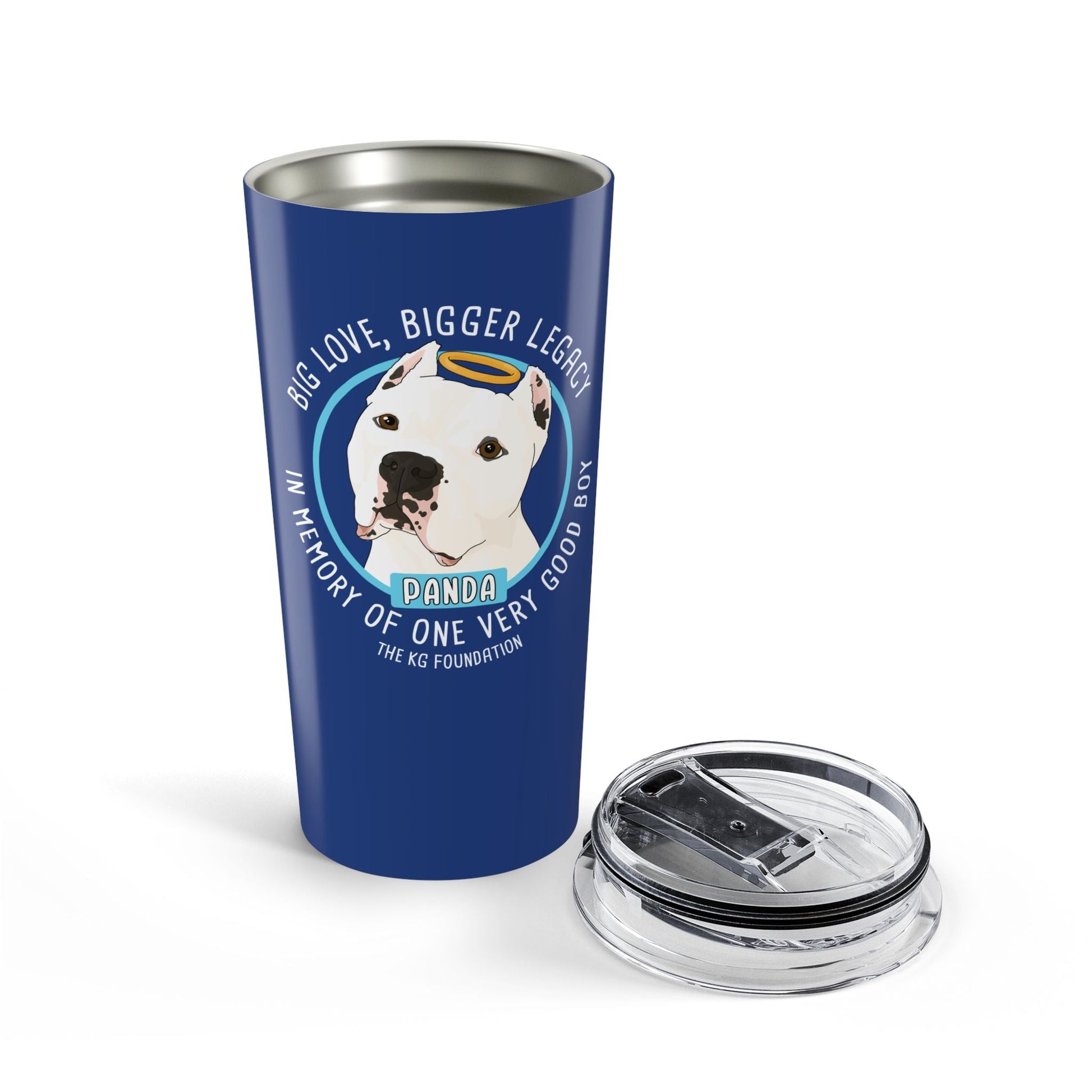 20oz Tumbler | FUNDRAISER | The KG Foundation | In Memory of Panda - Detezi Designs - 13487969413191116451