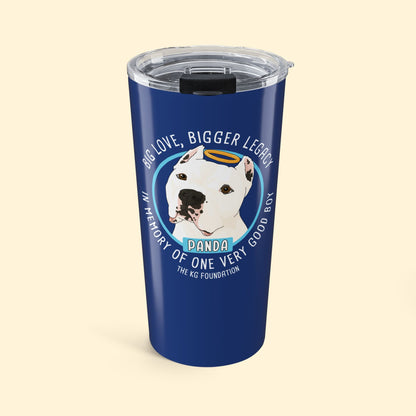 20oz Tumbler | FUNDRAISER | The KG Foundation | In Memory of Panda - Detezi Designs - 13487969413191116451