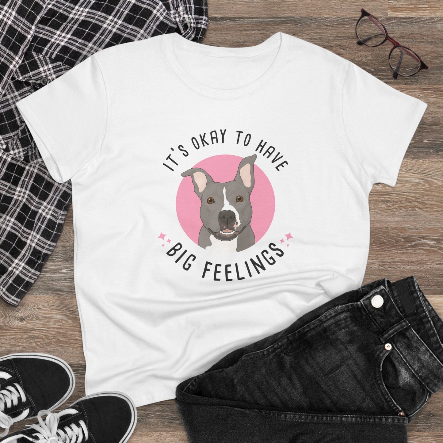 Women's Midweight Cotton Tee | FUNDRAISER | Friends of City Dogs Cleveland