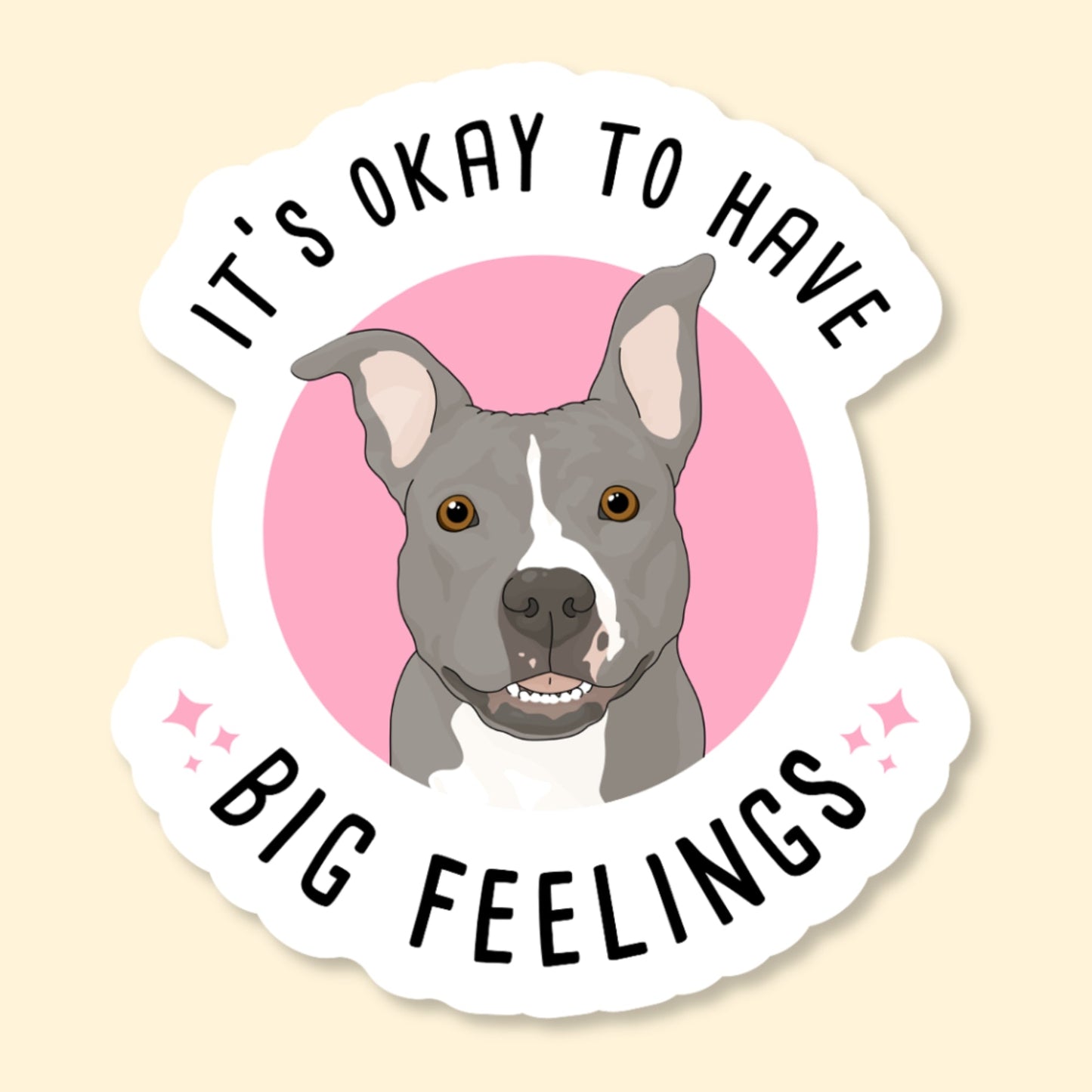 3" Sticker | FUNDRAISER | Friends of City Dogs Cleveland - Detezi Designs-