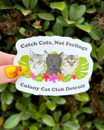3" Vinyl Sticker | FUNDRAISER | Colony Cat Club - Detezi Designs - 