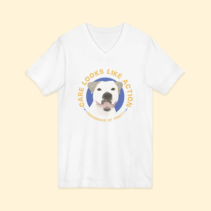 Unisex V-Neck Tee | FUNDRAISER | Underdogs of Philly