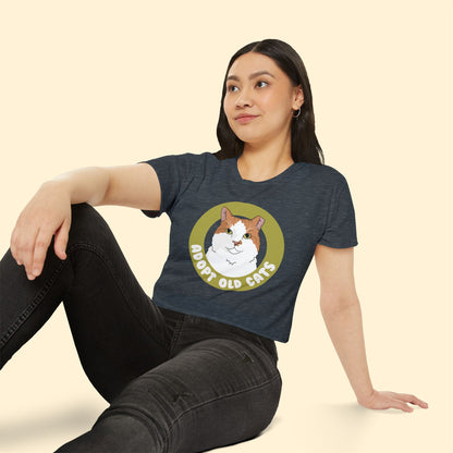 Adopt Old Cats | Women's Festival Crop Top