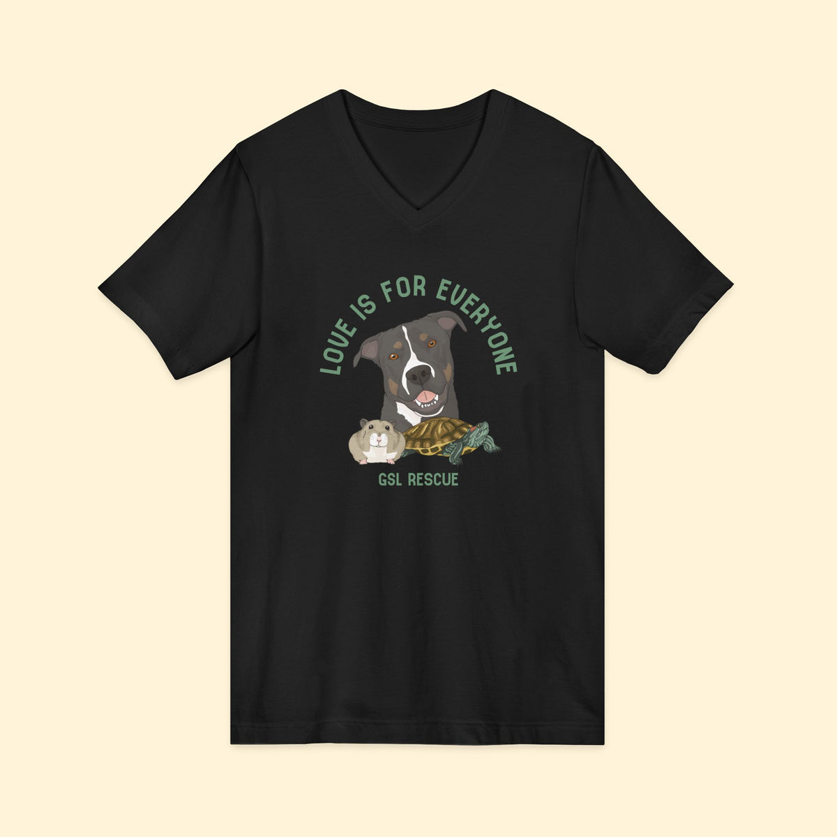 Unisex V-Neck Tee | FUNDRAISER | GSL Rescue
