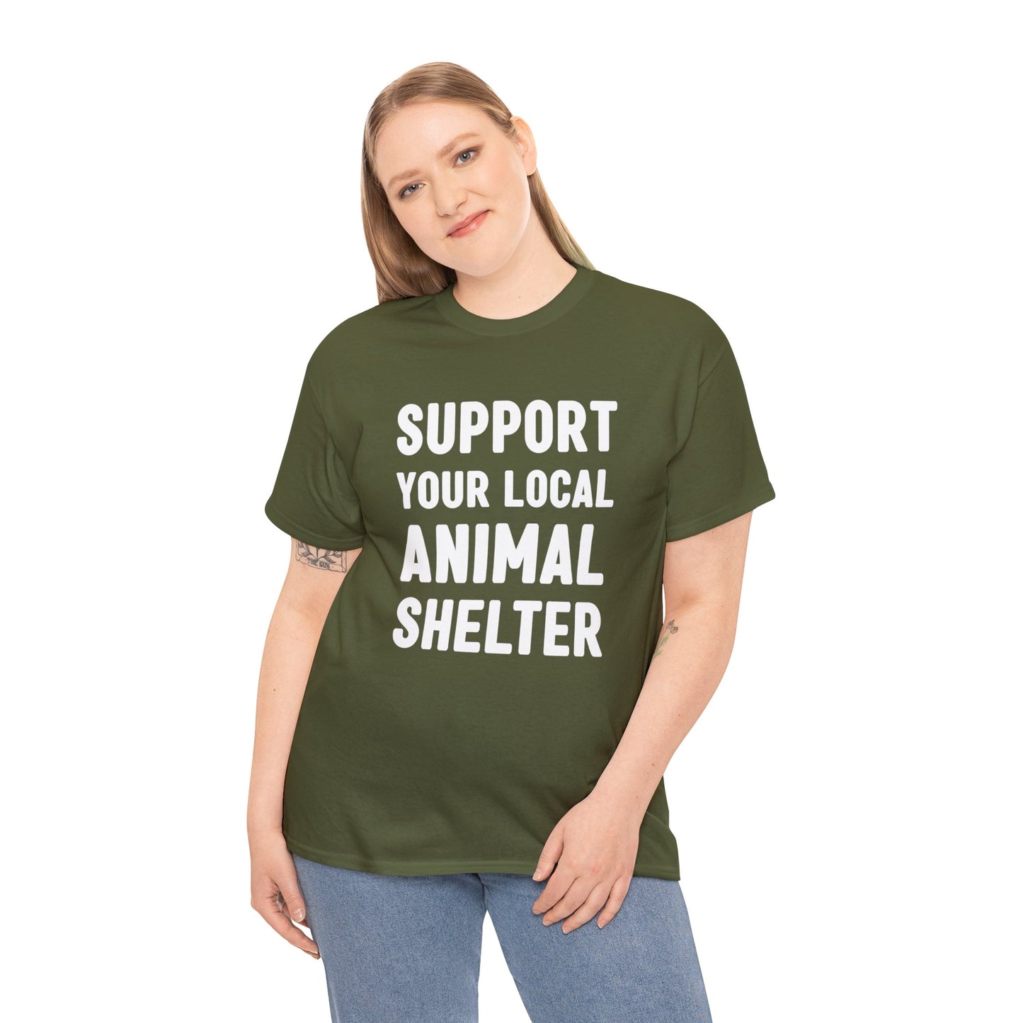 Support Your Local Animal Shelter | Text Tees - Detezi Designs-33578858021926766856