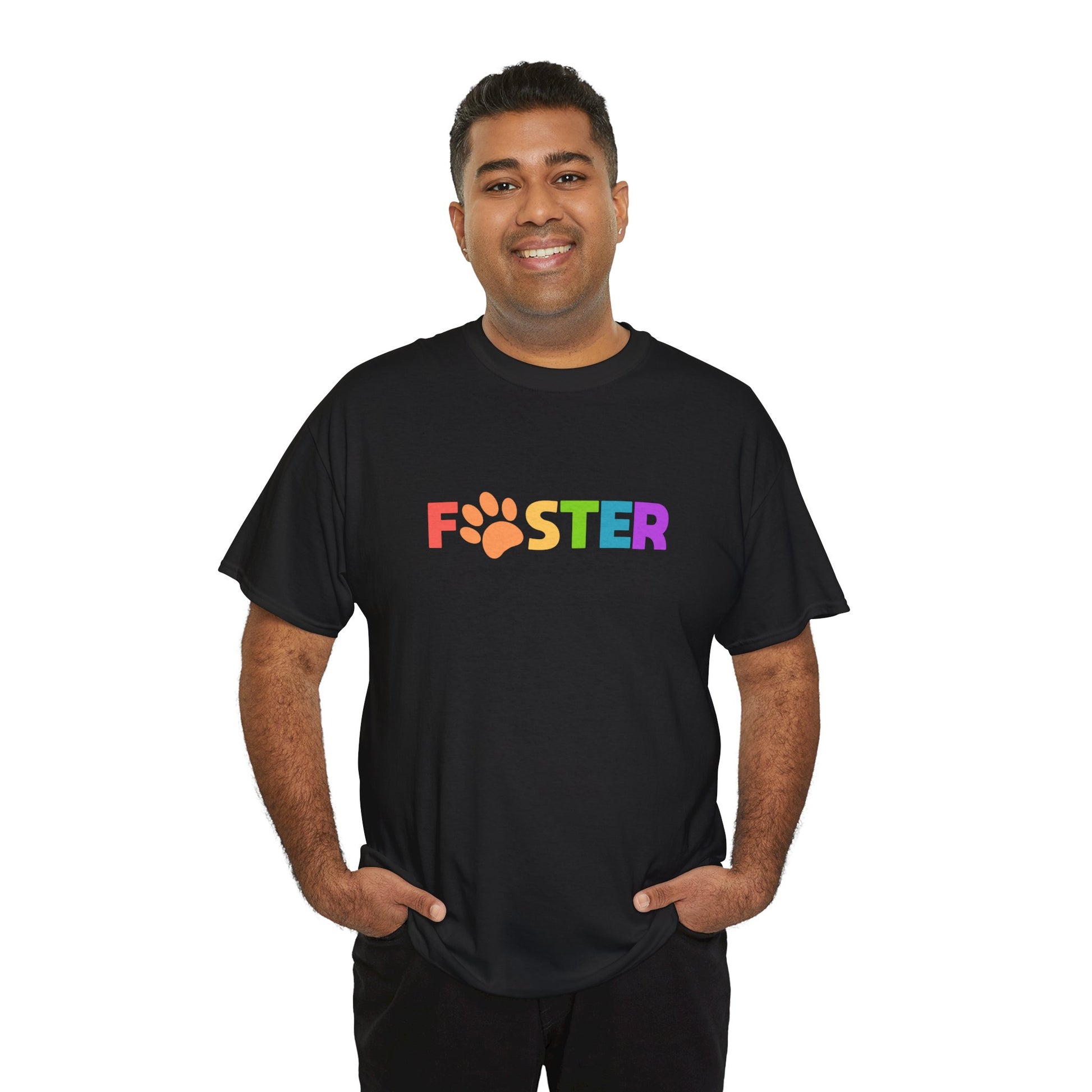 Foster Rainbow | Text Tees - Detezi Designs-26876244837159237365