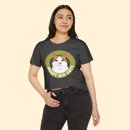 Adopt Old Cats | Women's Festival Crop Top