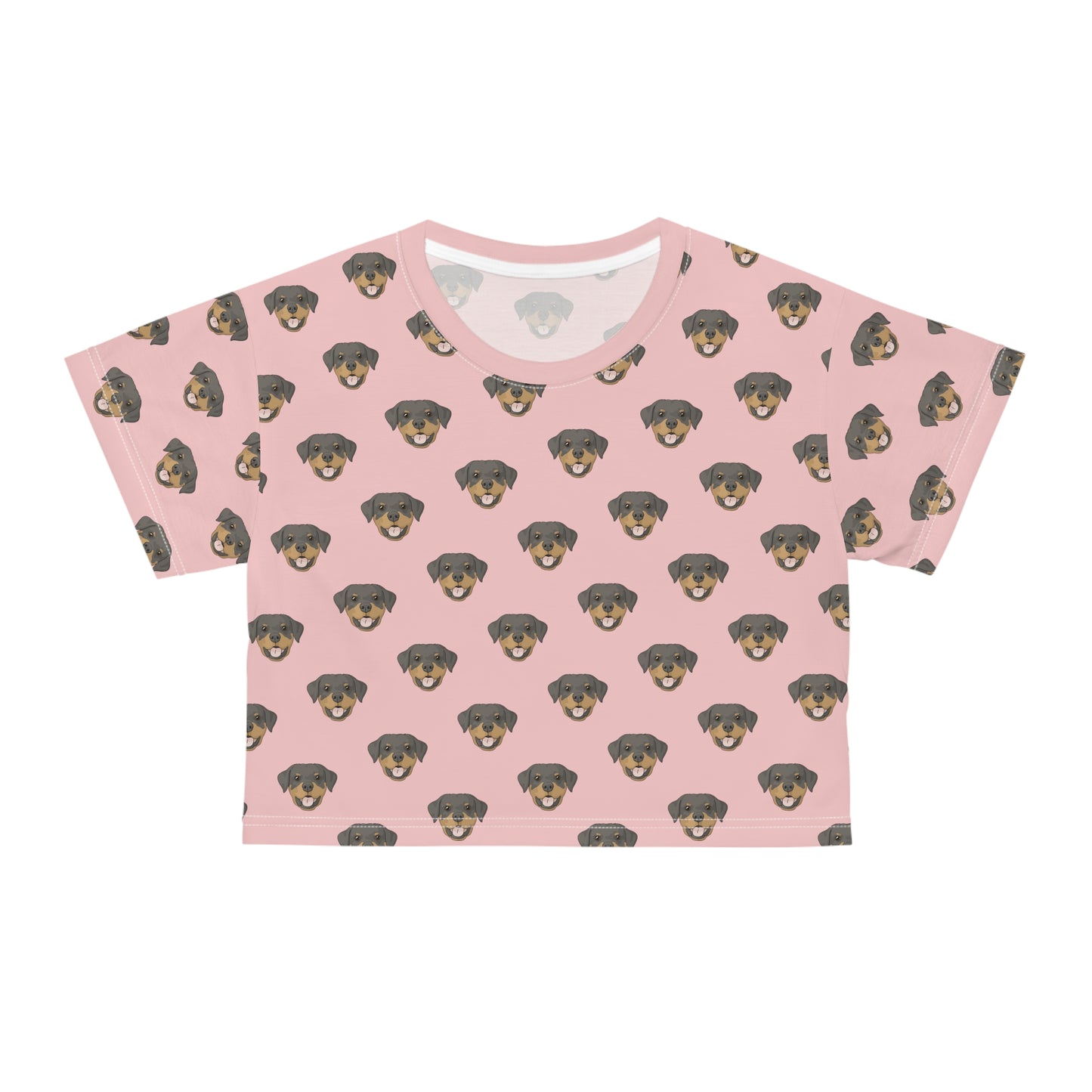 Rottweiler Faces | Crop Tee