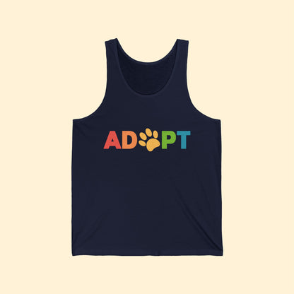 Adopt Rainbow | Unisex Jersey Tank