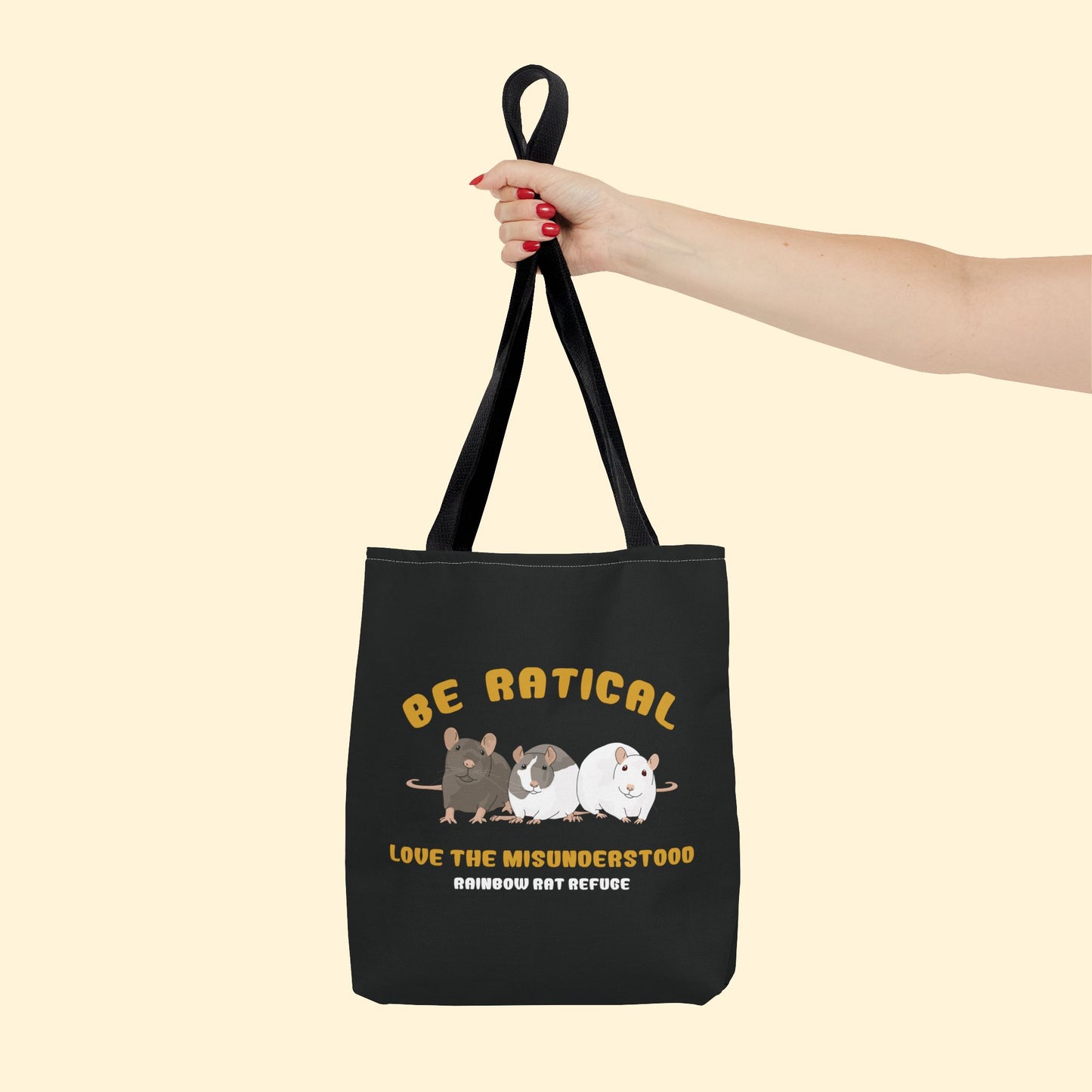 Posh | Rainbow Rat Refuge | FUNDRAISER | **AMERICAN PRINTER** | Tote Bag