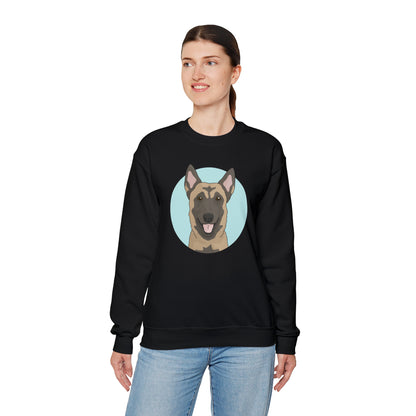 Belgian Malinois | Crewneck Sweatshirt - Detezi Designs-77991327124382537465