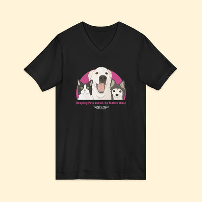 Unisex V-Neck Tee | FUNDRAISER | Tyson's Place