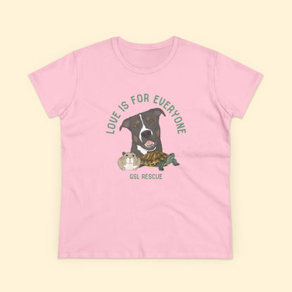 Women's Midweight Cotton Tee | FUNDRAISER | GSL Rescue