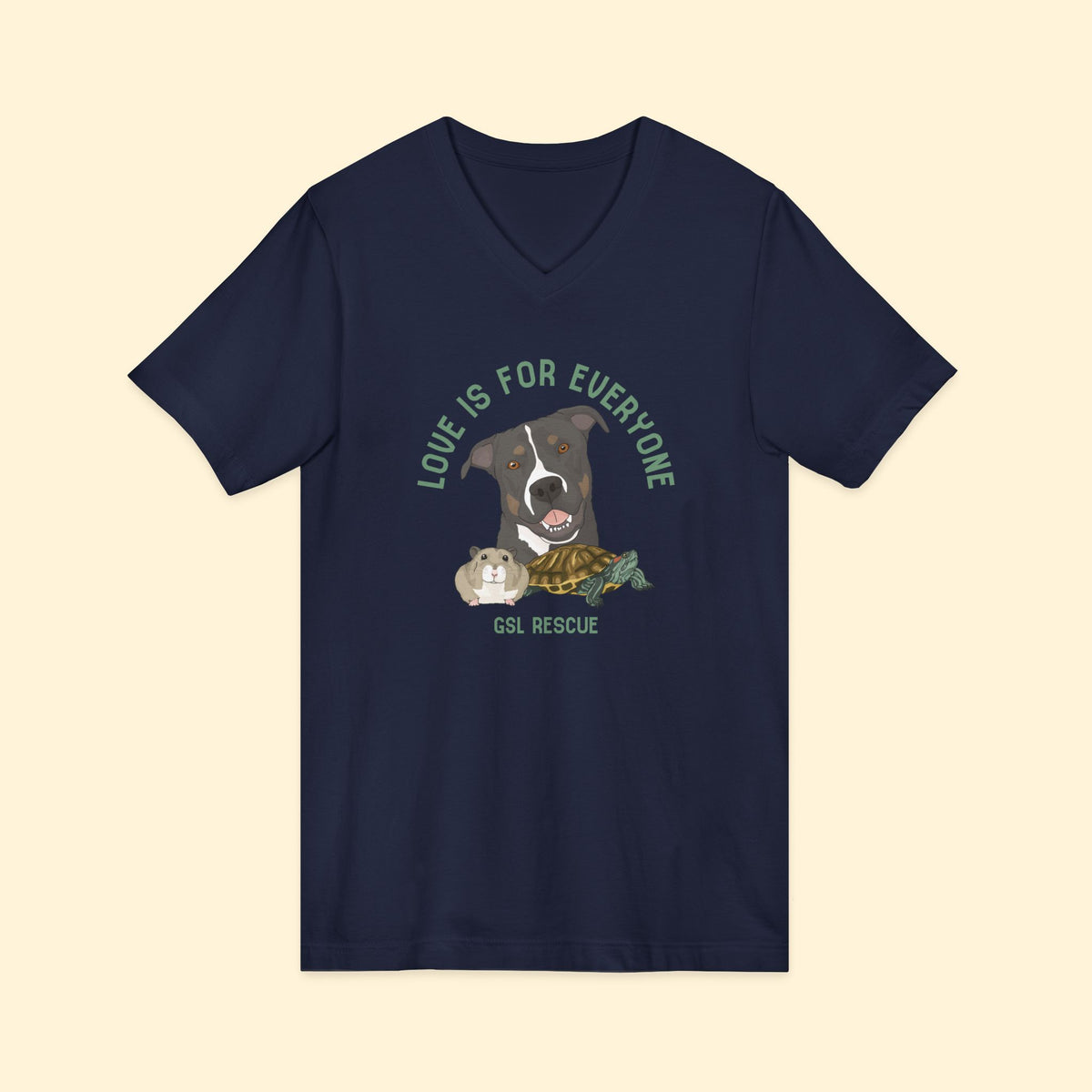 Unisex V-Neck Tee | FUNDRAISER | GSL Rescue