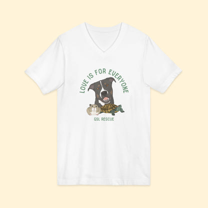 Unisex V-Neck Tee | FUNDRAISER | GSL Rescue