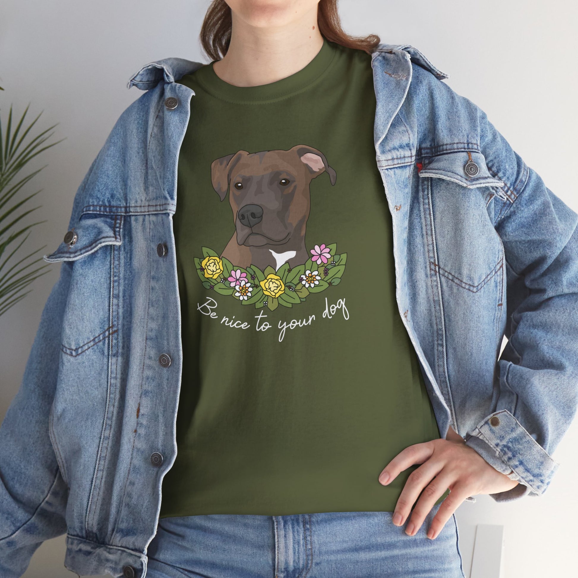 Be Nice to Your Dog | T-shirt - Detezi Designs-69861543300021084124