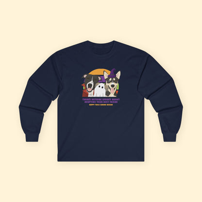 Long Sleeve Tee | FUNDRAISER | Happy Tails Canine Rescue | Halloween