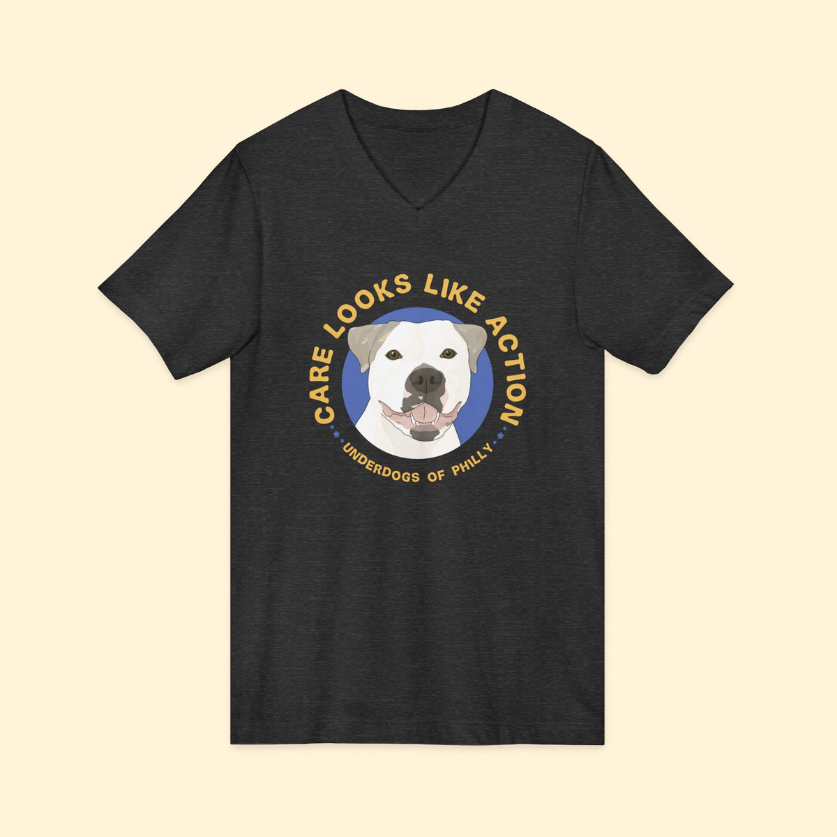 Unisex V-Neck Tee | FUNDRAISER | Underdogs of Philly