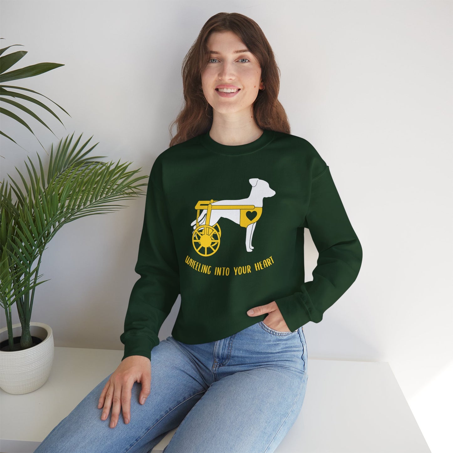 Wheeling Into Your Heart | Crewneck Sweatshirt